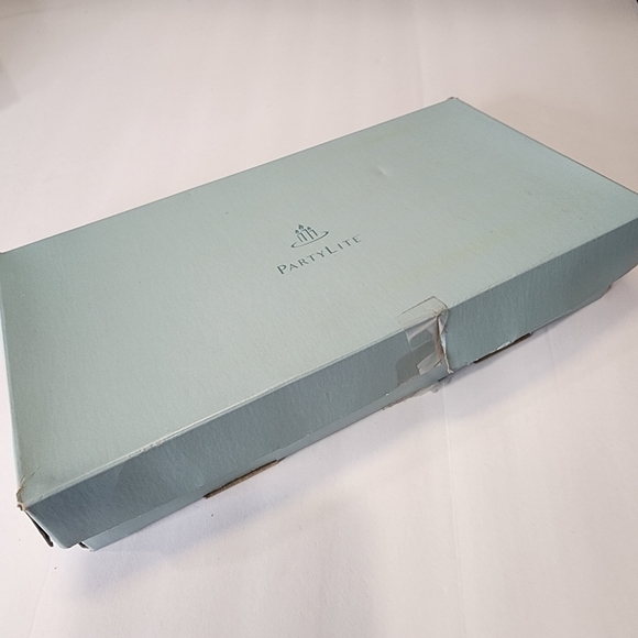 New Partylite 10" handipt taper candles P07741 Unscented Amber - Picture 4 of 4